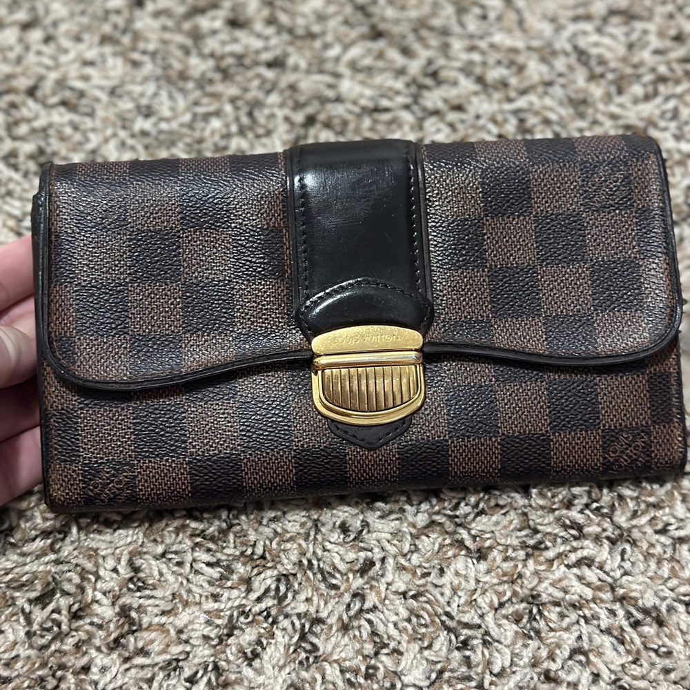 Louis Vuitton Long Wallet Damier Portefeuille Sistina